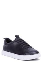 Men's Robert Graham Sanderson Embossed Sneaker M - Black