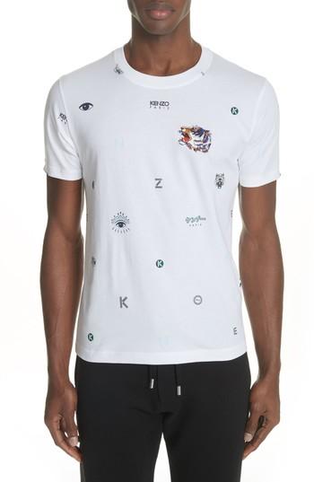 Men's Kenzo Ryuichi Sakamoto Graphic T-shirt - White