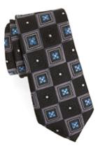Men's Nordstrom Men's Shop Medallion Squares Silk Tie