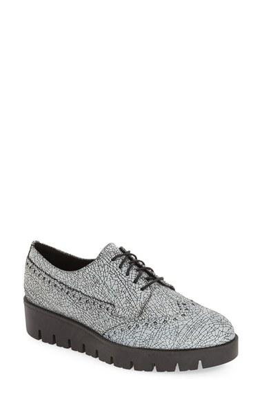 Women's Shellys London 'tarrah' Platform Oxford Eu - White