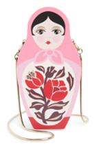 Kate Spade New York Ooh La La Dollface Wooden Clutch - Pink