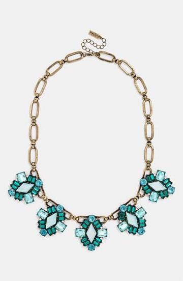 Baublebar 'diamond Cayman' Collar Necklace Blue Multi/