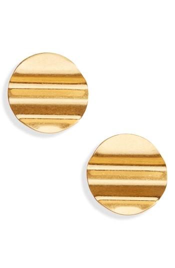 Women's Madewell Waves Disc Earrings
