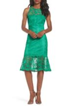 Women's Tadashi Shoji Lace Shift Dress - Green