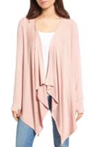 Women's Amour Vert 'pearl' Drape Cardigan - Pink