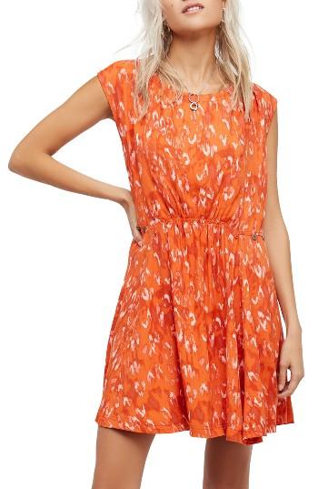 Women's Free People Fake Love Minidress - Orange