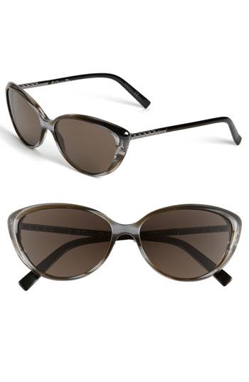 Dior 56mm Cat's Eye Sunglasses Striated