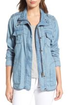 Women's Press Denim Safari Jacket