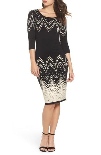 Women's Gabby Skye Print Sweater Dress