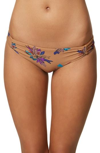 Women's O'neill Georgina Hipster Bikini Bottoms - Brown