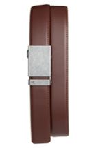 Men's Mission Belt 'iron' Leather Belt - Iron/ Chocolate