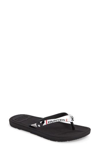 Women's Hunter Original Exploded Logo Flip Flop