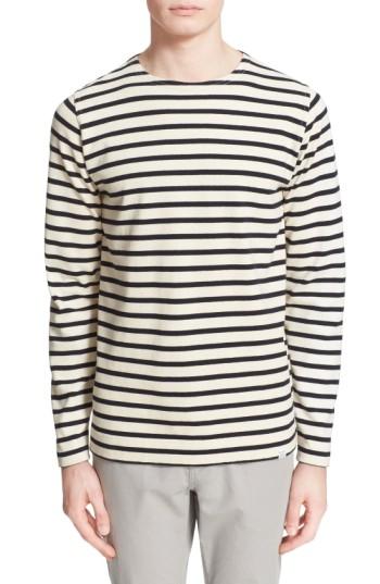 Men's Norse Projects 'godtfred' Stripe Long Sleeve T-shirt - Blue