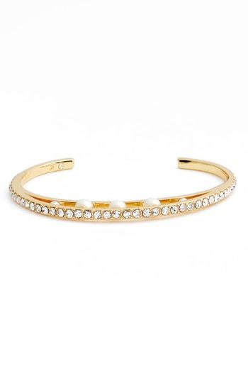 Women's Vince Camuto Trapped Imitation Pearl Cuff