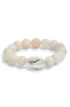 Women's Simon Sebbag White Moonstone Stretch Bracelet