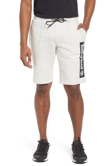 Men's Timberland Logo Jogger Shorts - Grey