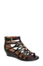 Women's Sofft Rosalyn Wedge Sandal .5 M - Black
