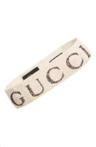 Gucci Teban Logo Headband, Size - White
