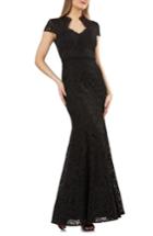 Women's Js Collections Lace Mermaid Gown - Black