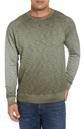 Men's Tommy Bahama 'santiago' Ombre Crewneck Sweatshirt, Size - Green