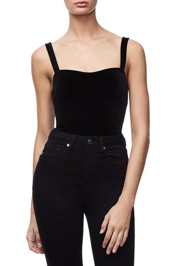 Women's Good American Sweetheart Bodysuit - Black