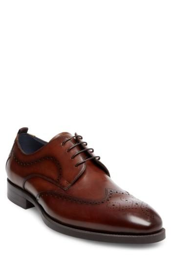 Men's Steve Madden Candyd Wingtip .5 M - Brown