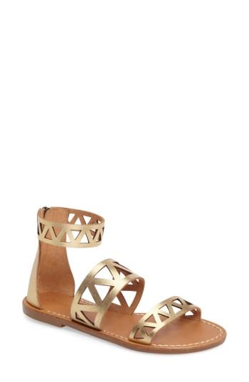 Women's Soludos Ankle Cuff Sandal .5 M - Metallic