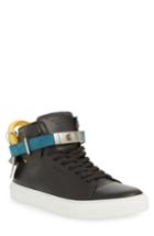 Men's Buscemi Strapped High Top Sneaker Us / 50eu - Black
