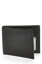Men's Bosca 'executive Id' Nappa Leather Wallet - Black