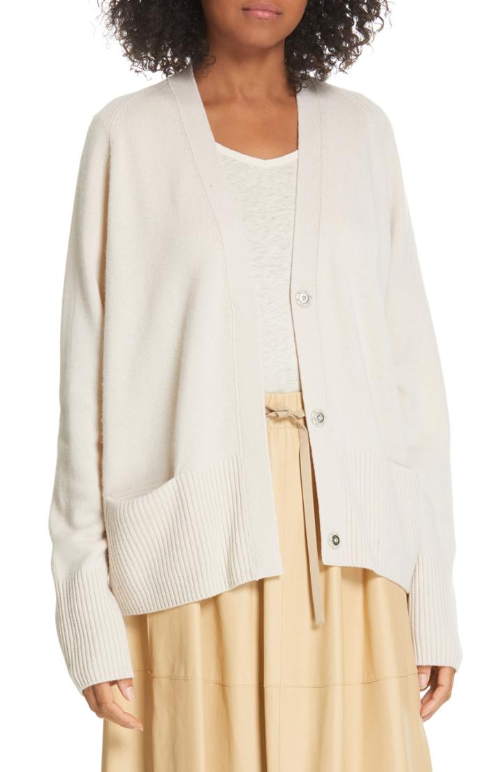 Women's Vince Raglan Sleeve Cardigan, Size - Beige