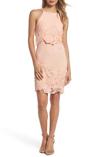 Women's Bb Dakota Bryn Lace Halter Dress - Ivory