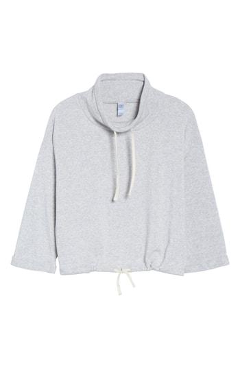 Women's Alternative Drawstring Cowl Neck Pullover