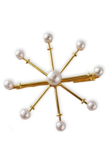 Lelet Ny Atom Pearl Bobby Pin, Size - Metallic