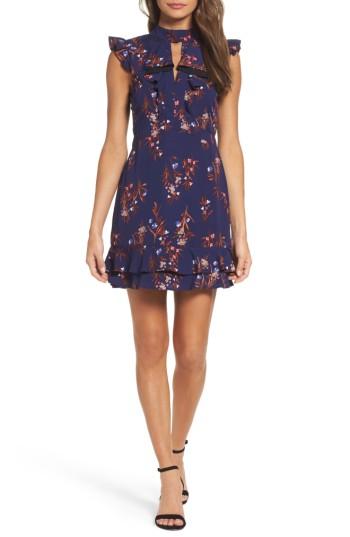 Women's Adelyn Rae Phoebe Ruffle Fit & Flare Dress