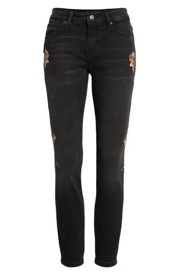 Women's Mavi Jeans Adriana Embroidered Skinny Jeans