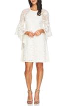 Women's Cece Keira Floral Lace Shift Dress - White