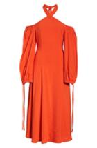 Women's Rejina Pyo Odella Cold Shoulder Dress Us / 8 Uk - Orange