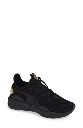 Women's Puma Defy Varsity Sneaker .5 M - Black