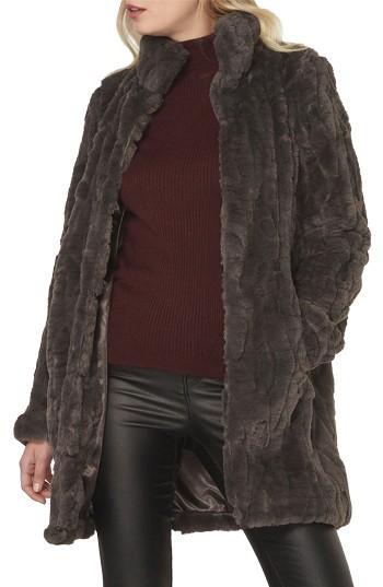 Women's Dorothy Perkins Faux Fur Coat