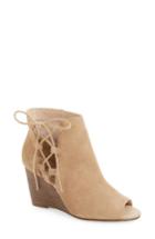 Women's Sole Society Bobbi Cutout Wedge Bootie .5 M - Brown