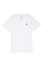 Men's Psycho Bunny V-neck T-shirt (l) - White