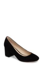Women's Marc Fisher D Wiley Block Heel Pump, Size 7 M - Black