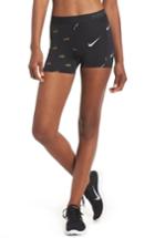Women's Nike Pro Metallic Shorts - Black