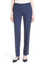 Women's Theory Hartsdale B Good Wool Suit Pants - Blue