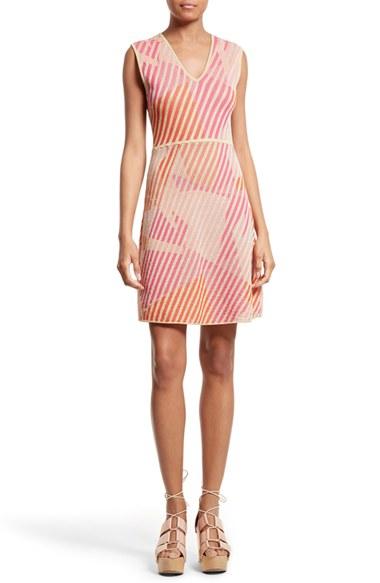 Women's M Missoni Geometric Jacquard A-line Dress