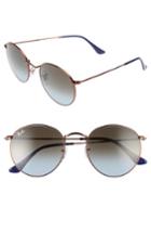 Women's Ray-ban Icons 50mm Retro Sunglasses - Blue/ Brown