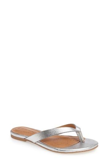 Women's Corso Como Volley Flip Flop .5 M - Metallic
