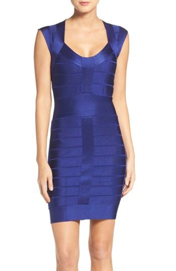 Women's French Connection Spotlight Bandage Dress - Blue