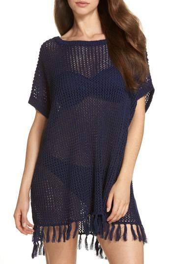 Women's Tommy Bahama Slouchy Beach Sweater Cover-up - Blue