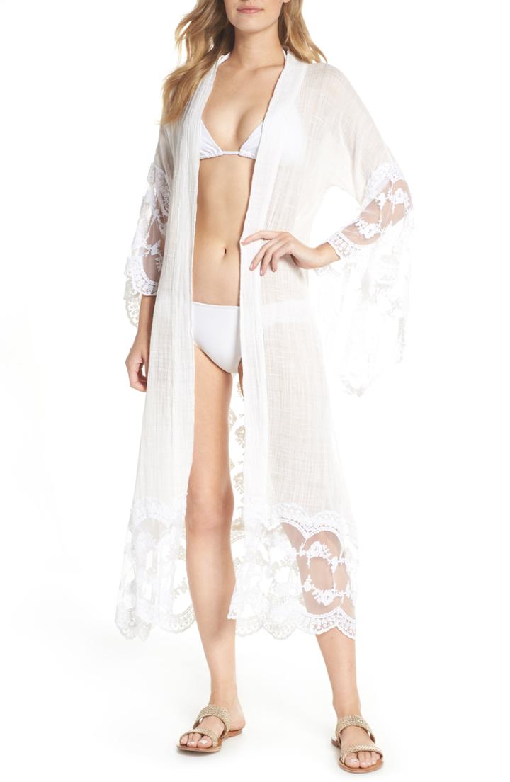 Women's Muche Et Muchette Jaus Open Front Long Cover-up